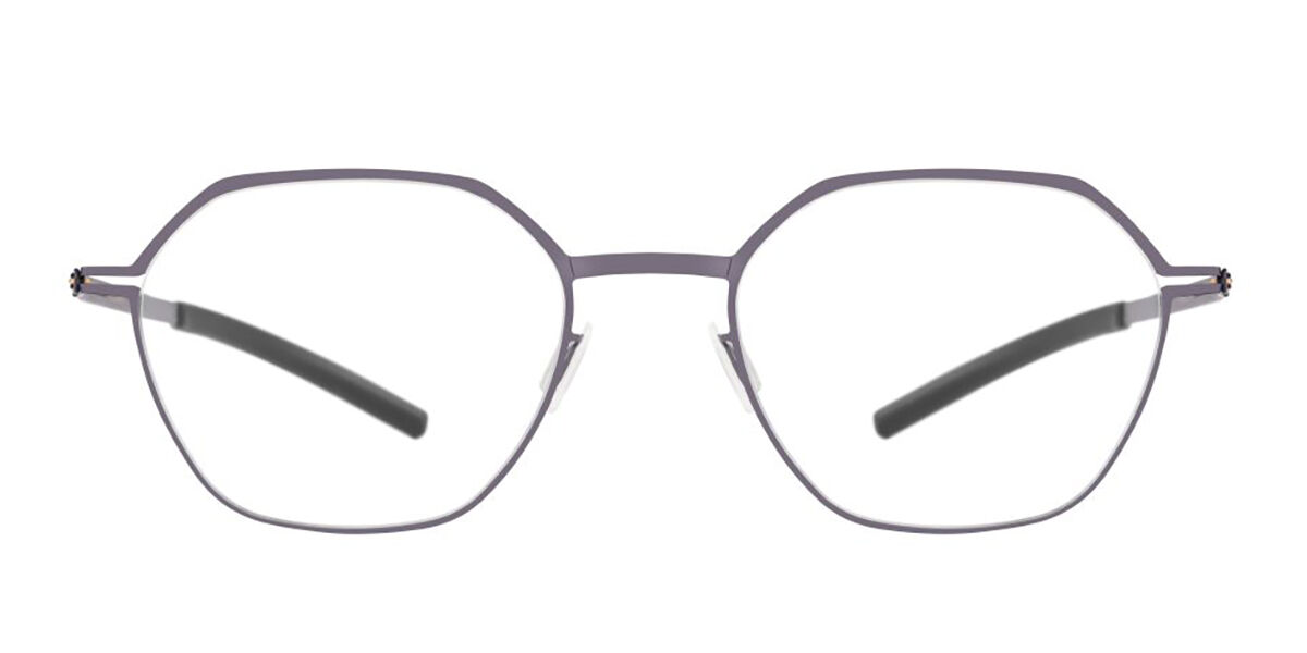 Image of Ic! Berlin M1631 Maloja Aubergine Óculos de Grau Purple Masculino PRT