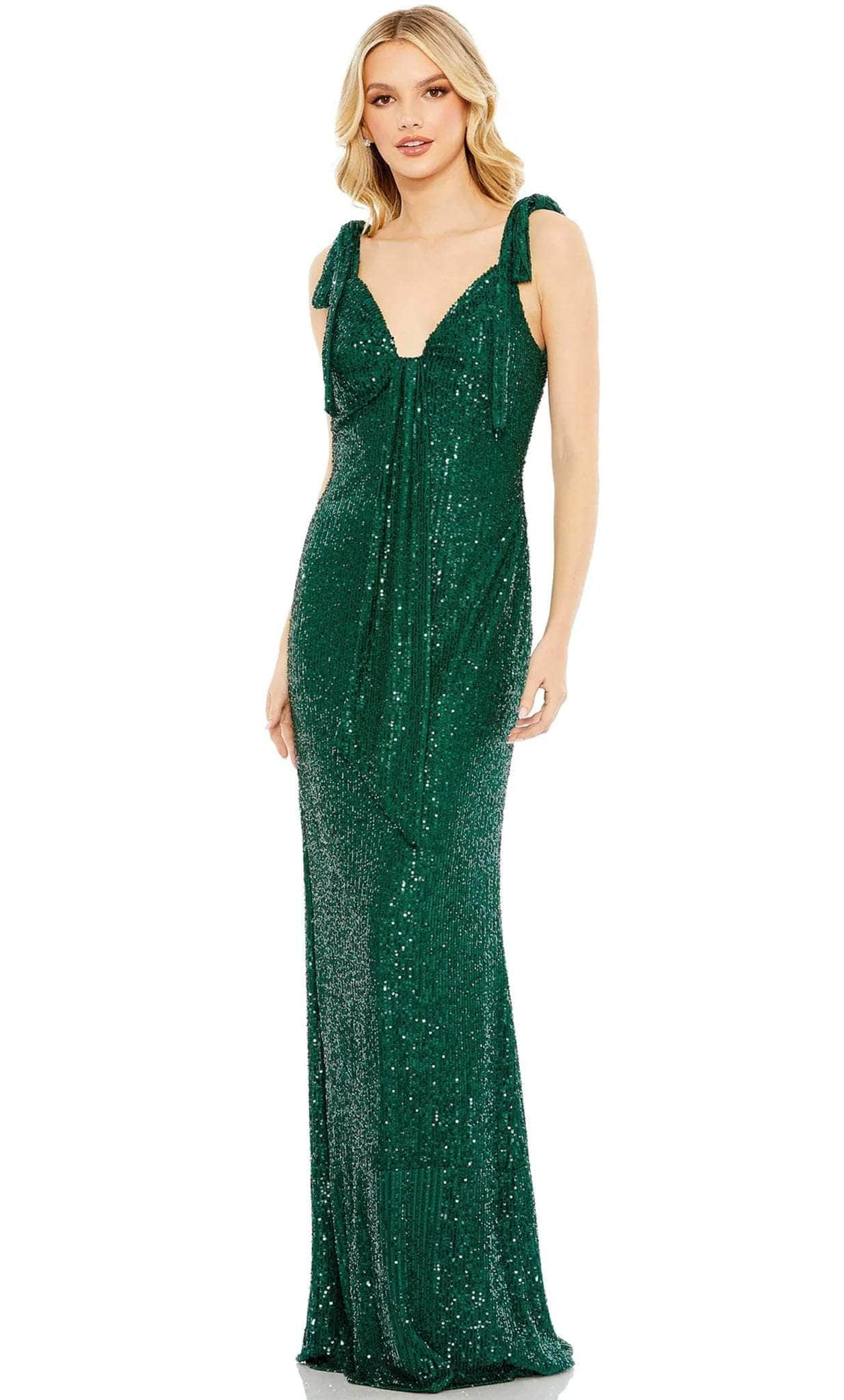 Image of Ieena Duggal 26693 - Sequined Sleeveless Prom Dress