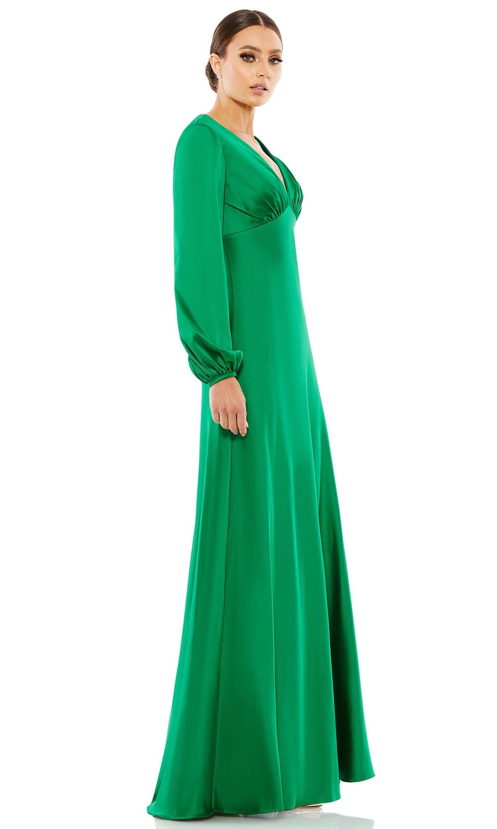 Image of Ieena Duggal 55693 - Bishop Sleeve Evening Gown | Couture Candy