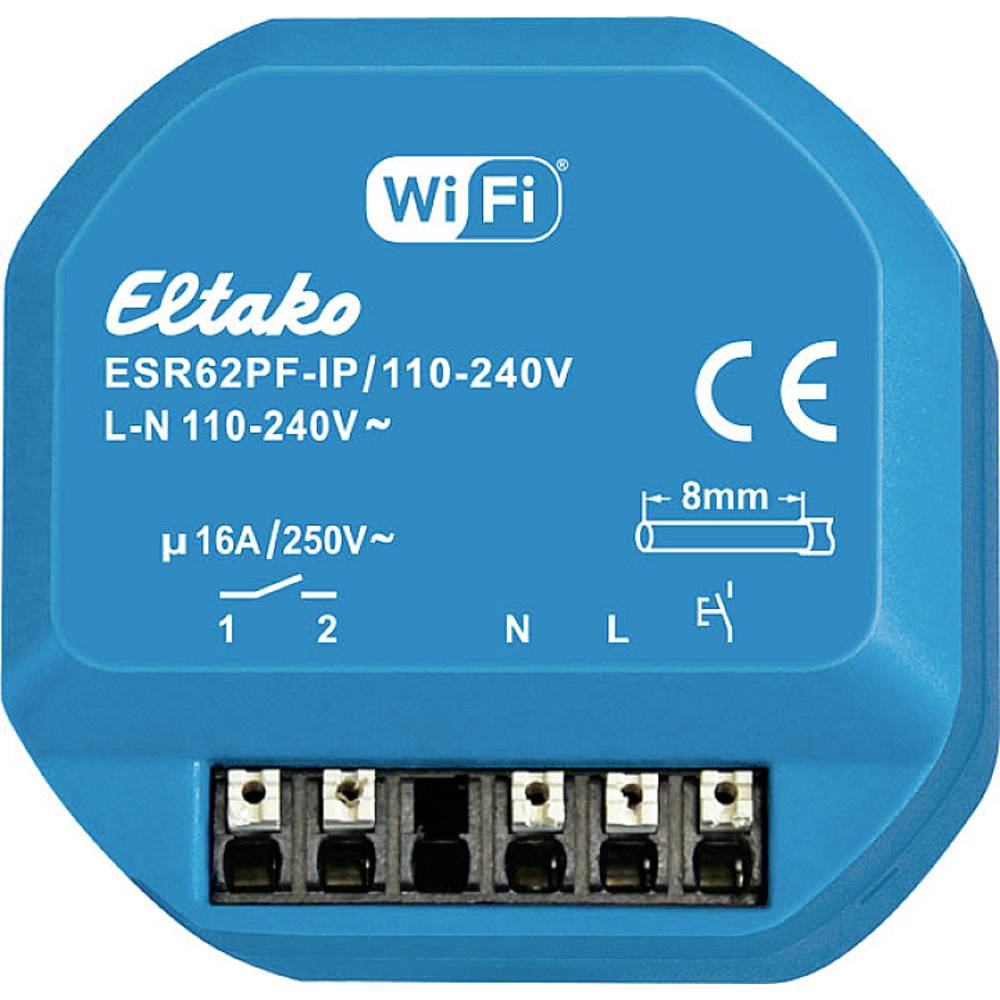 Image of Impulse changeover switch Flush mount Eltako ESR62PF-IP/110-240V 1 maker 240 V 16 A 1 pc(s)