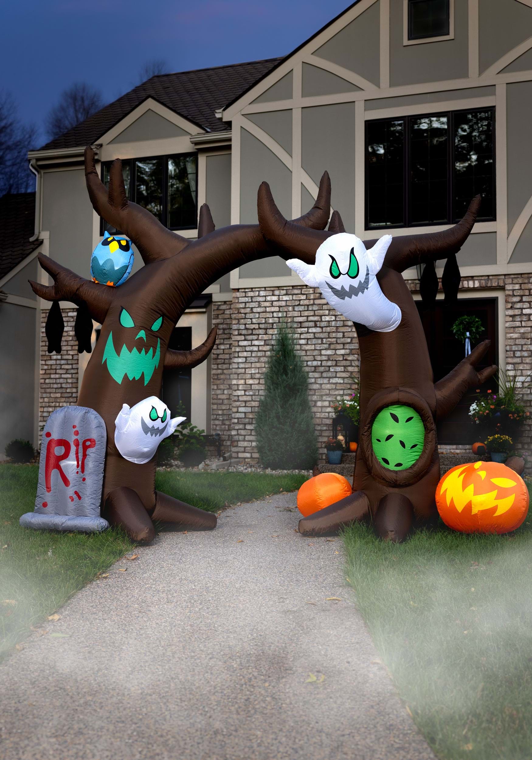 Image of Inflatable 8FT Scary Tree Archway Halloween Prop ID JY30140-ST