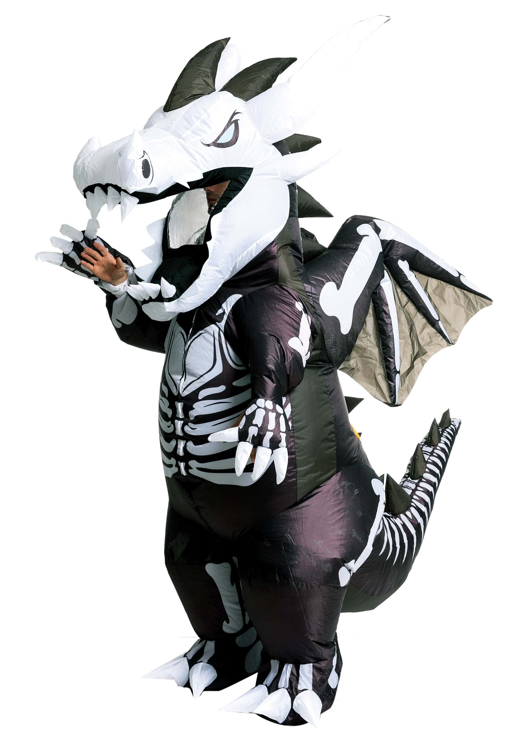 Image of Inflatable Adult Skeleton Dragon Costume ID JY20482-ST