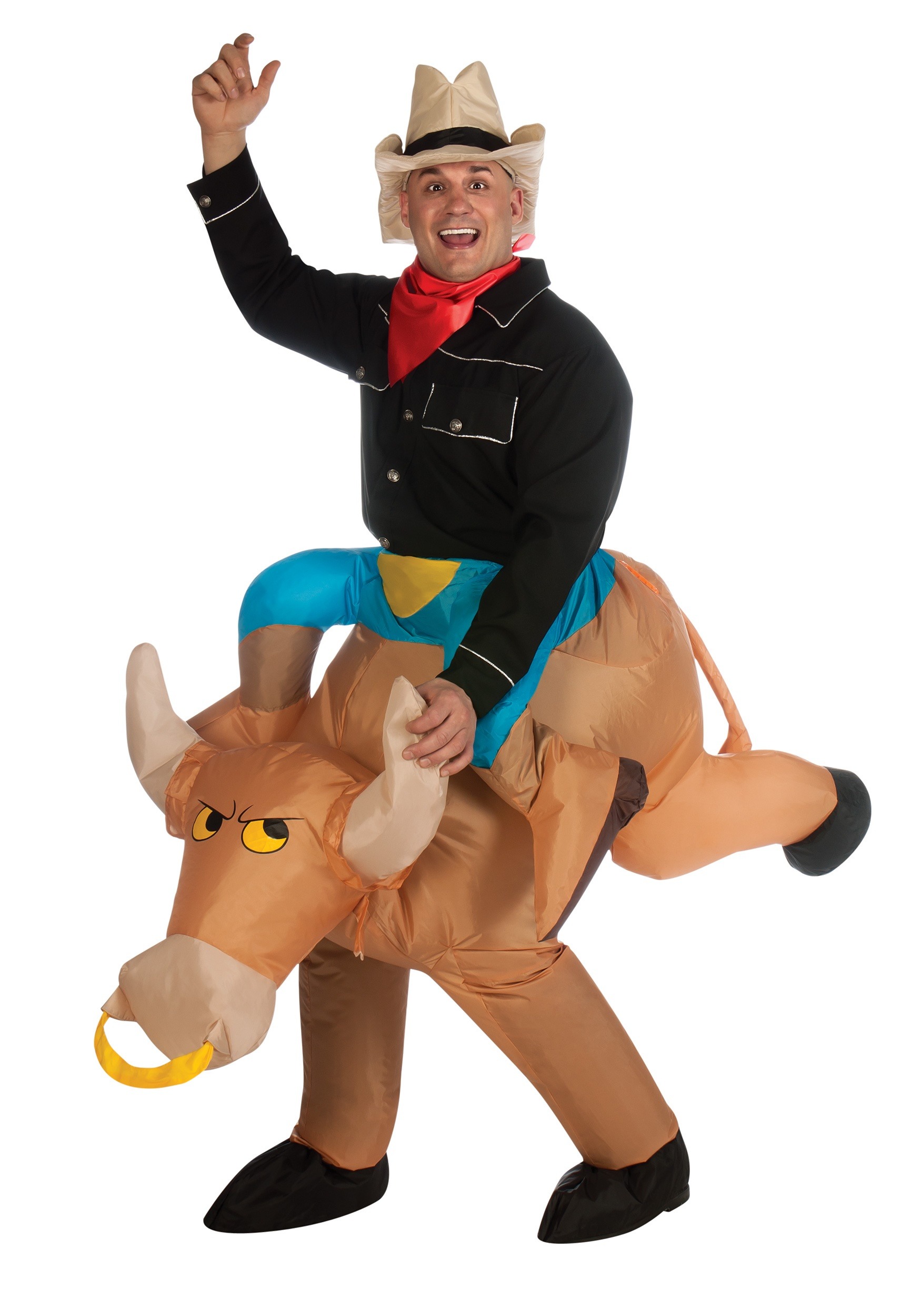 Image of Inflatable Bull Rider Costume ID RU889739-ST