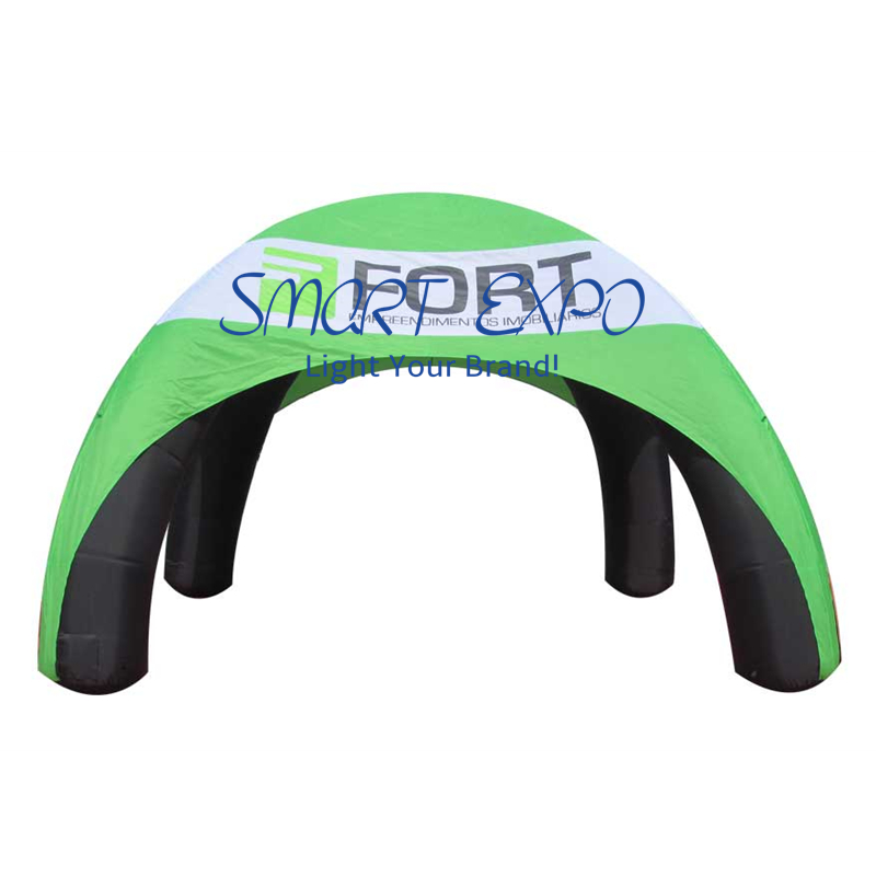Image of Inflatable Event Dome Tent Spider Promotion Gazebo Dia36xH25m with Custom Printing Base Blower