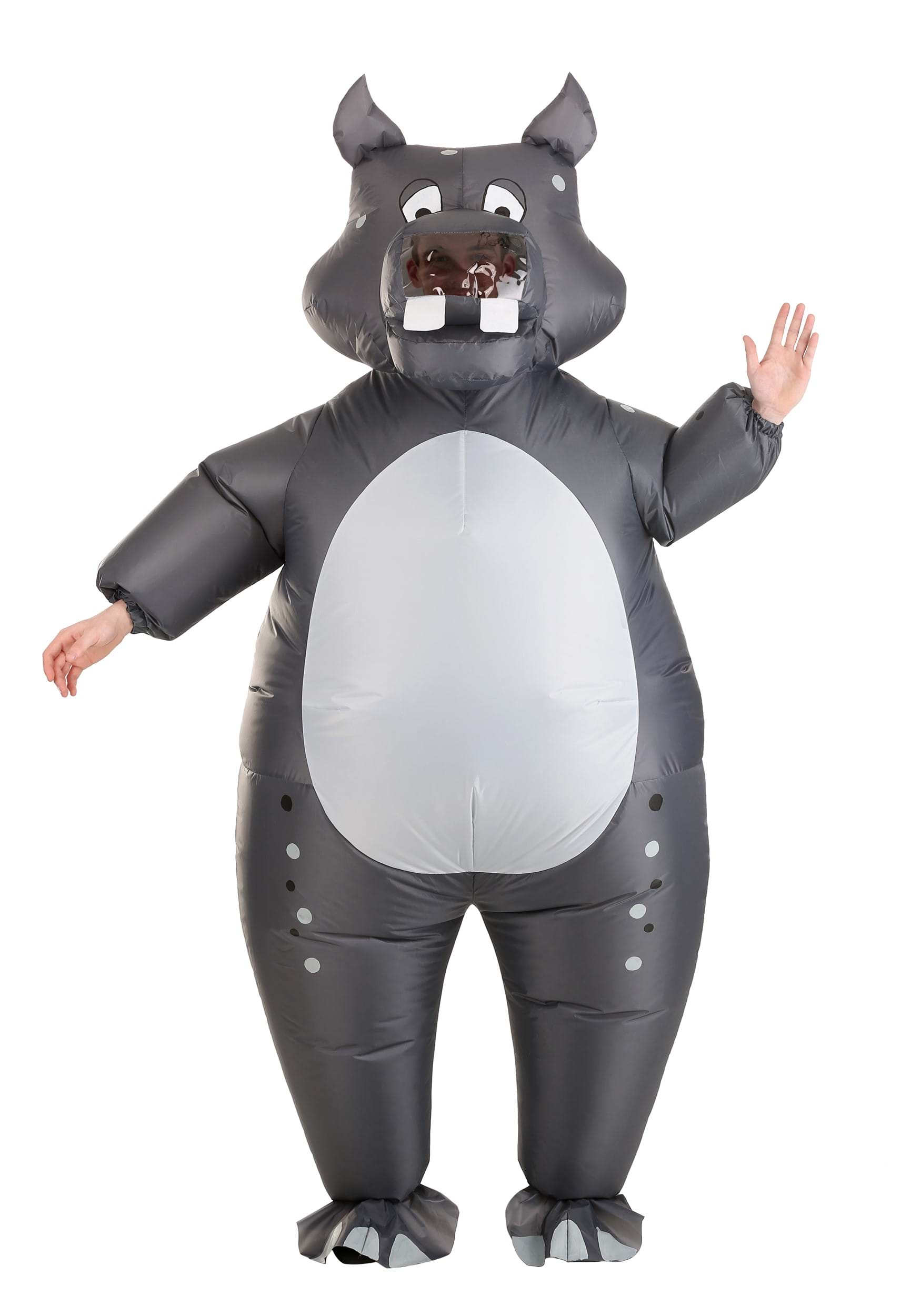 Image of Inflatable Hippo Costume for Adults ID FUN8999AD-ST