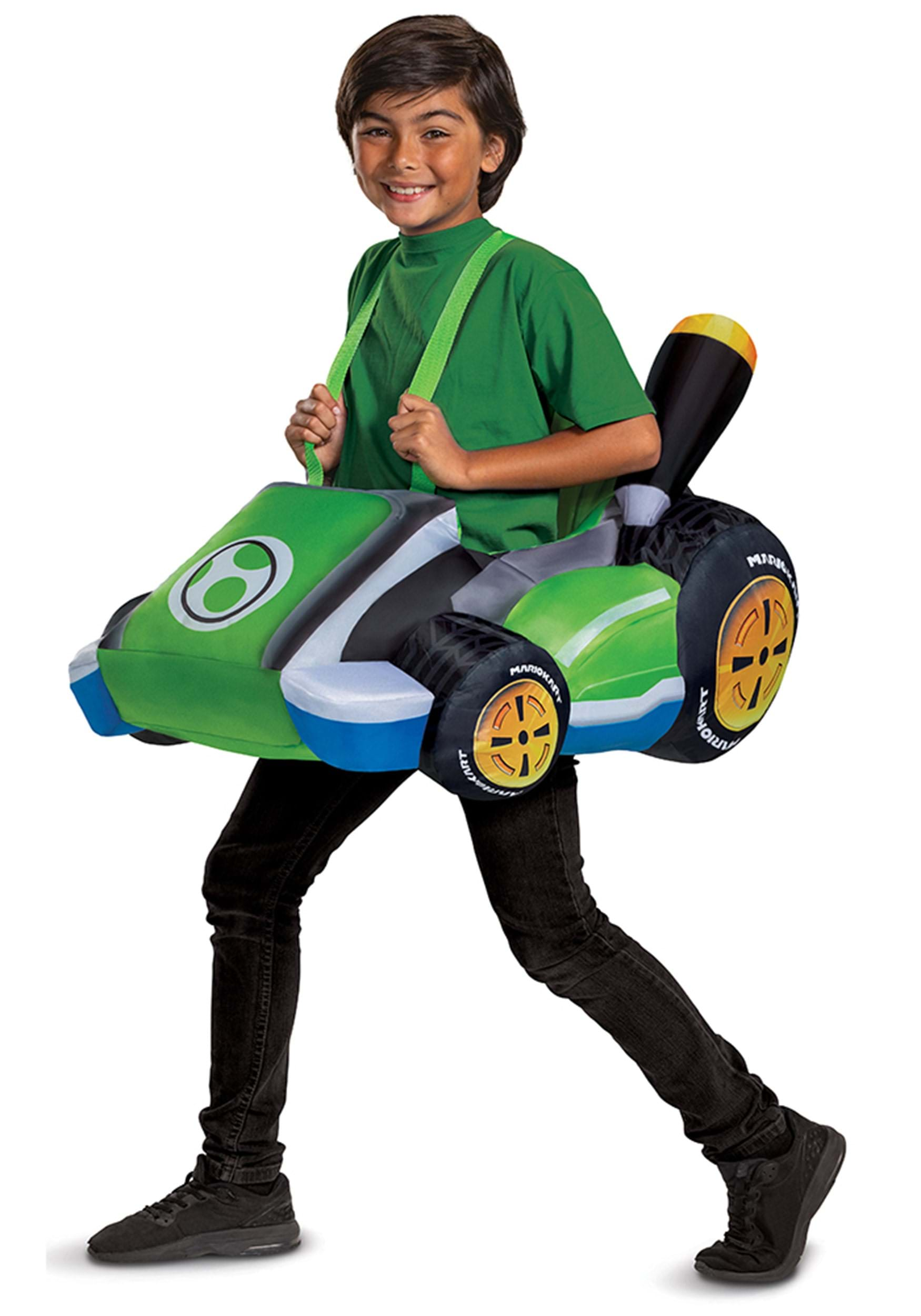 Image of Inflatable Yoshi Kart Kids Costume ID DI108839-ST