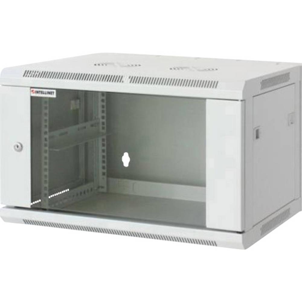 Image of Intellinet 711722 19 wall cabinet (W x H x D) 570 x 370 x 450 mm 6 U Grey-white (RAL 7035)