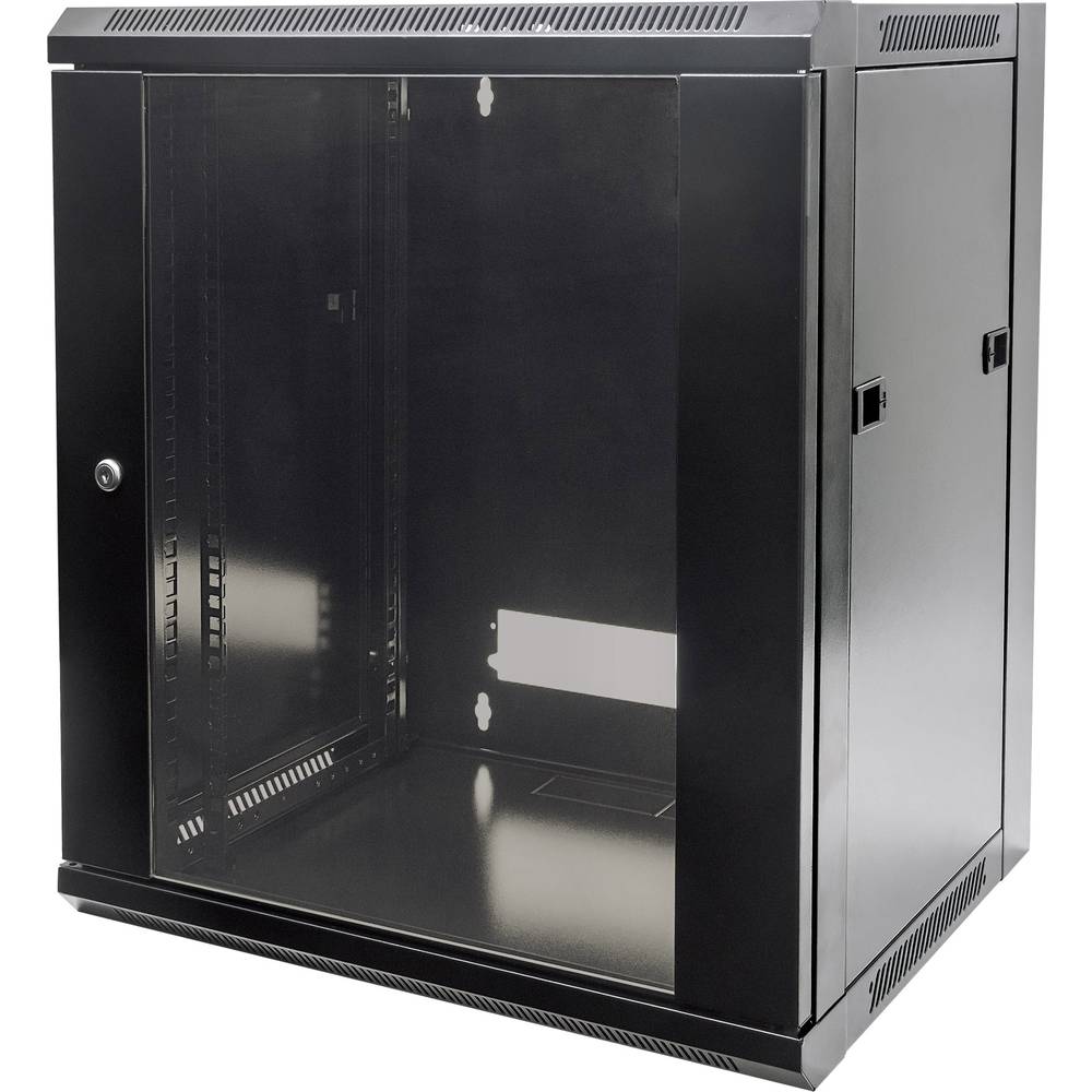 Image of Intellinet 711777 19 wall cabinet (W x H x D) 570 x 500 x 450 mm 9 U Black (RAL 9005)