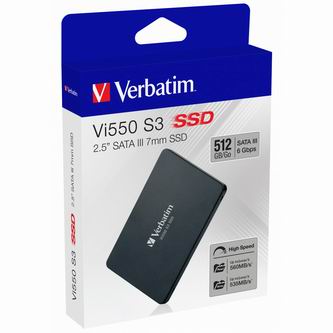 Image of Interní disk SSD Verbatim SATA III 512GB GB Vi550 49352 560 MB/s-R 535 MB/s-W SK ID 411696