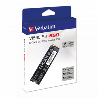 Image of Interní disk SSD Verbatim interní M2 SATA III 2000GB 2TB Vi560 49365 550 MB/s-R 500 MB/s-W CZ ID 501711