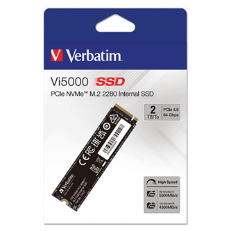 Image of Interní disk SSD Verbatim interní NVMe 2000GB Vi5000 M2 31827 5000 MB/s-R 4300 MB/s-W CZ ID 505929