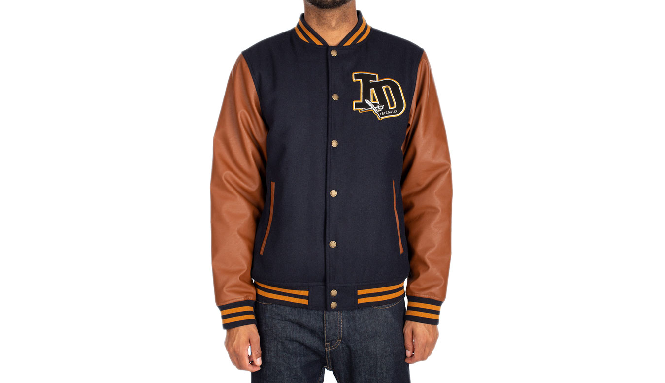 Image of IrieDaily Varsity Jacket Marine DE