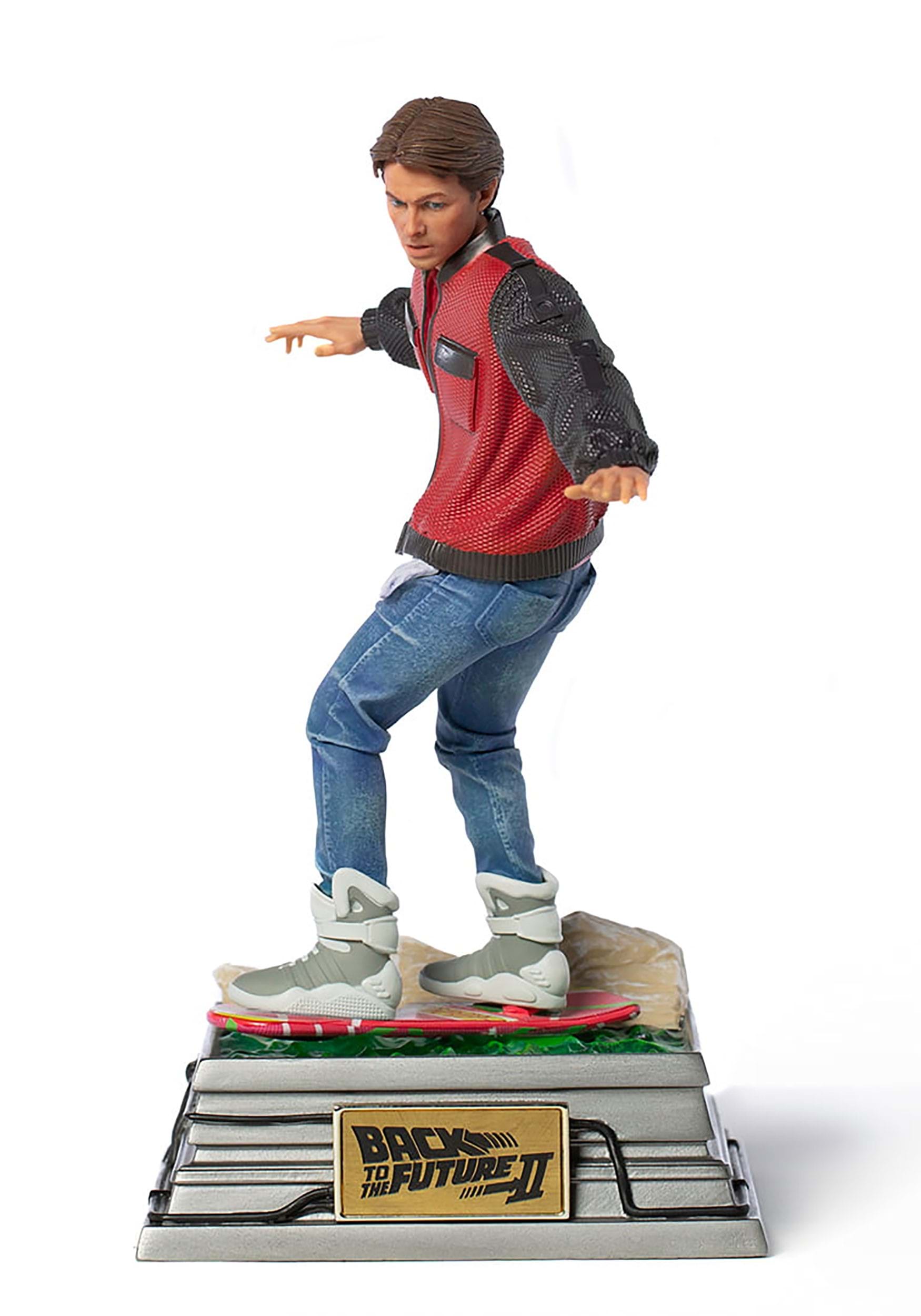 Image of Iron Studios Back to the Future Marty McFly (On Hoverboard) 1/10 Art Scale Statue