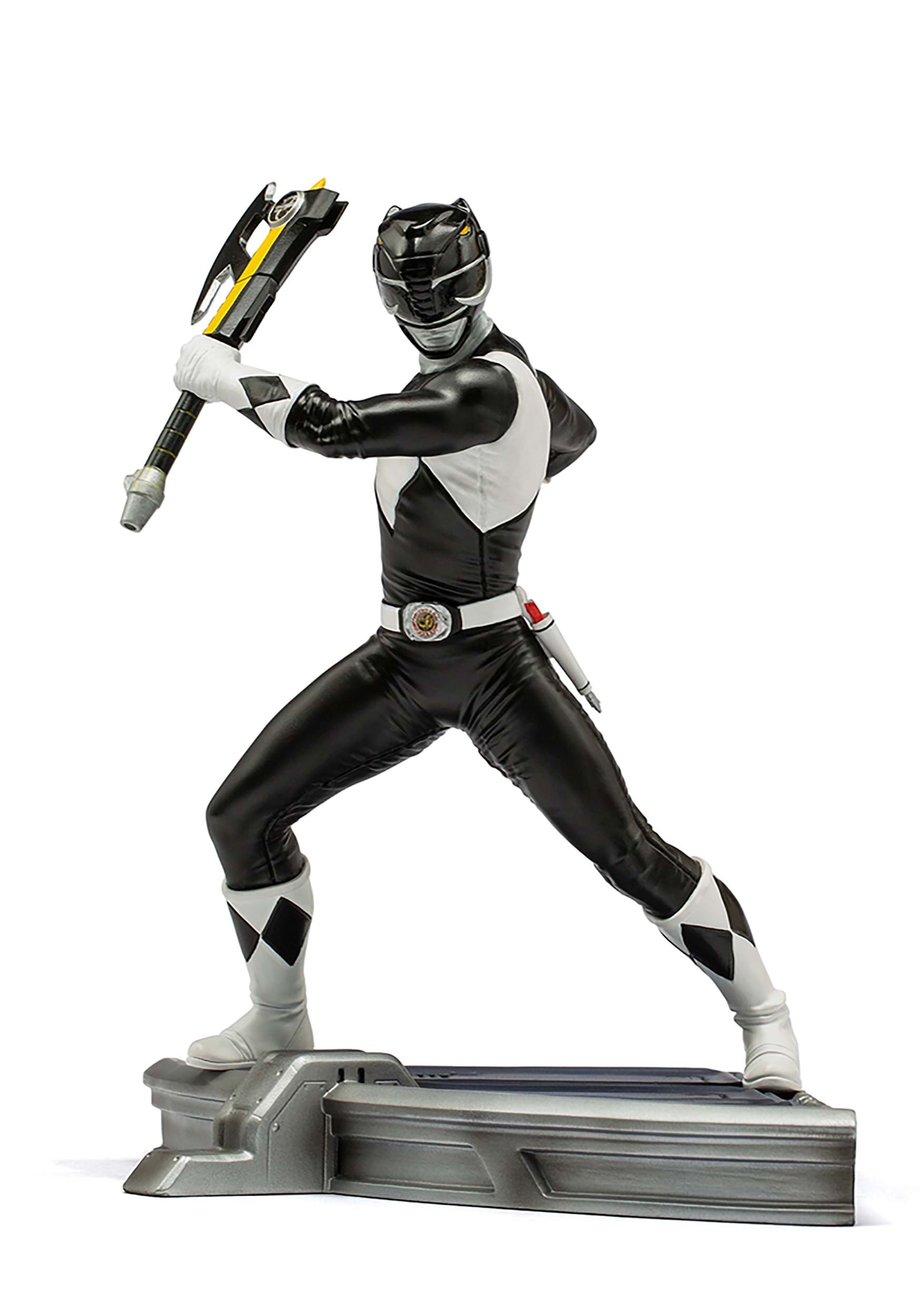 Image of Iron Studios Power Rangers Black Ranger BDS Art 1/10 Scale Statue
