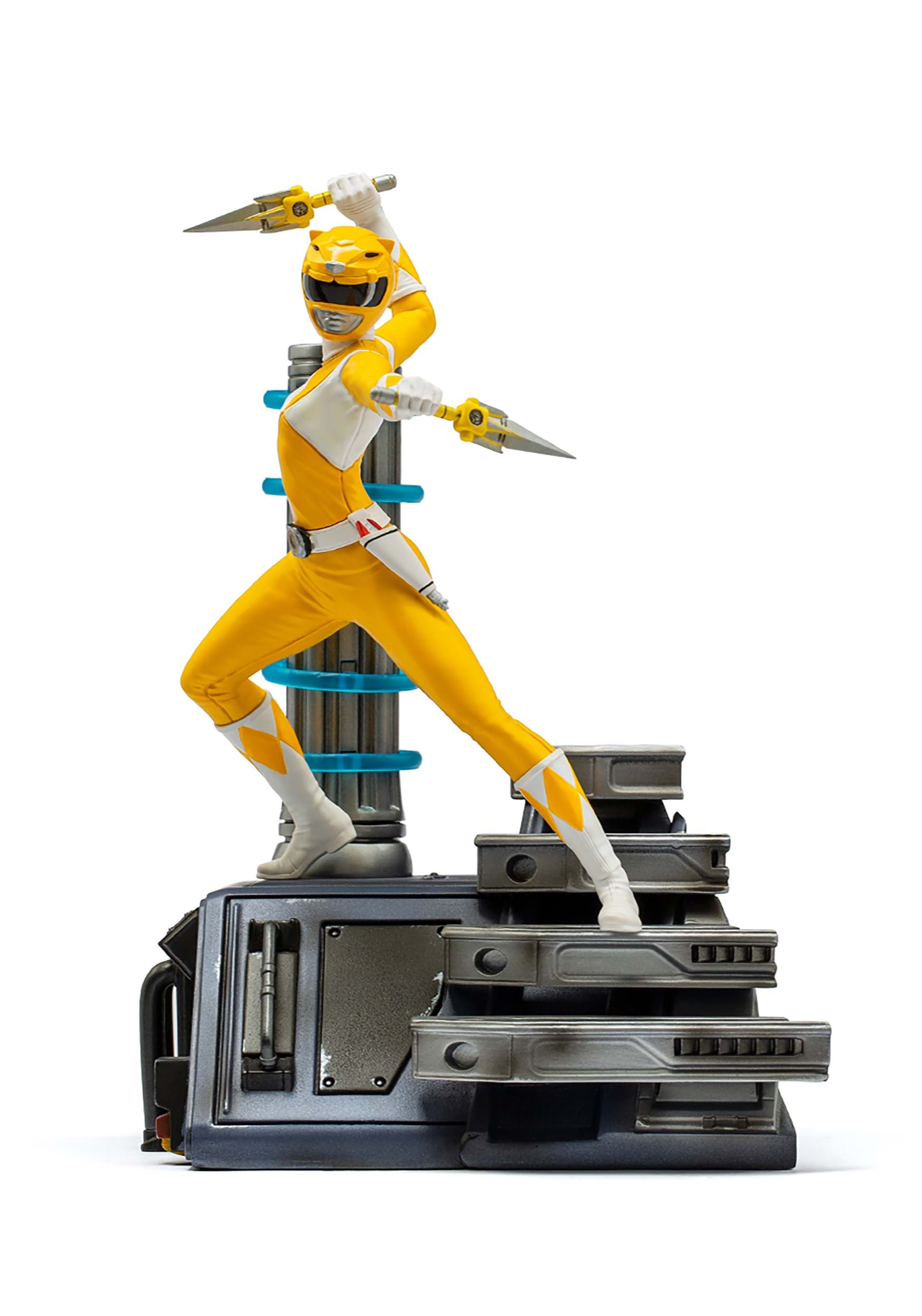 Image of Iron Studios Power Rangers Yellow Ranger BDS Art 1/10 Scale Statue