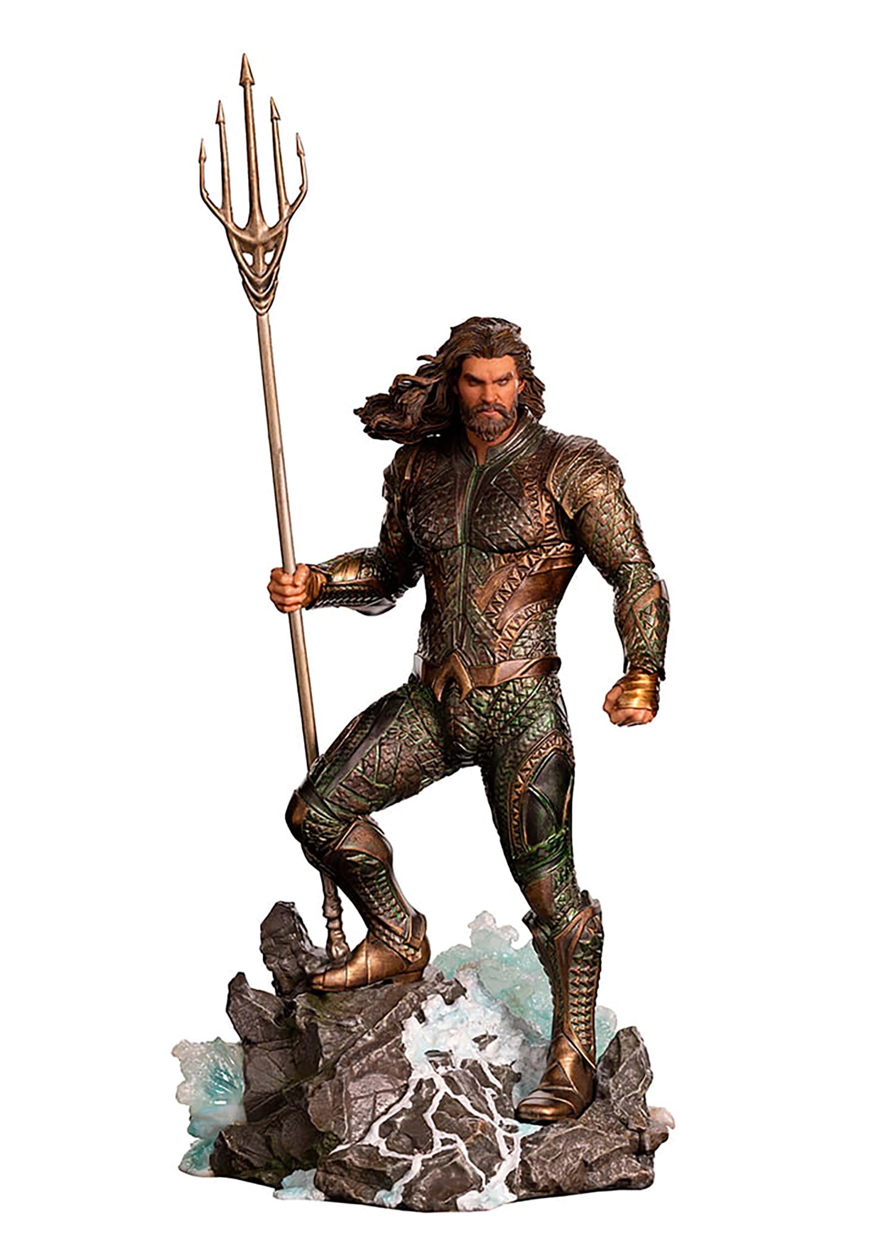 Image of Iron Studios Zack Snyder's Justice League Aquaman BDS Art Scale 1/10 Statue
