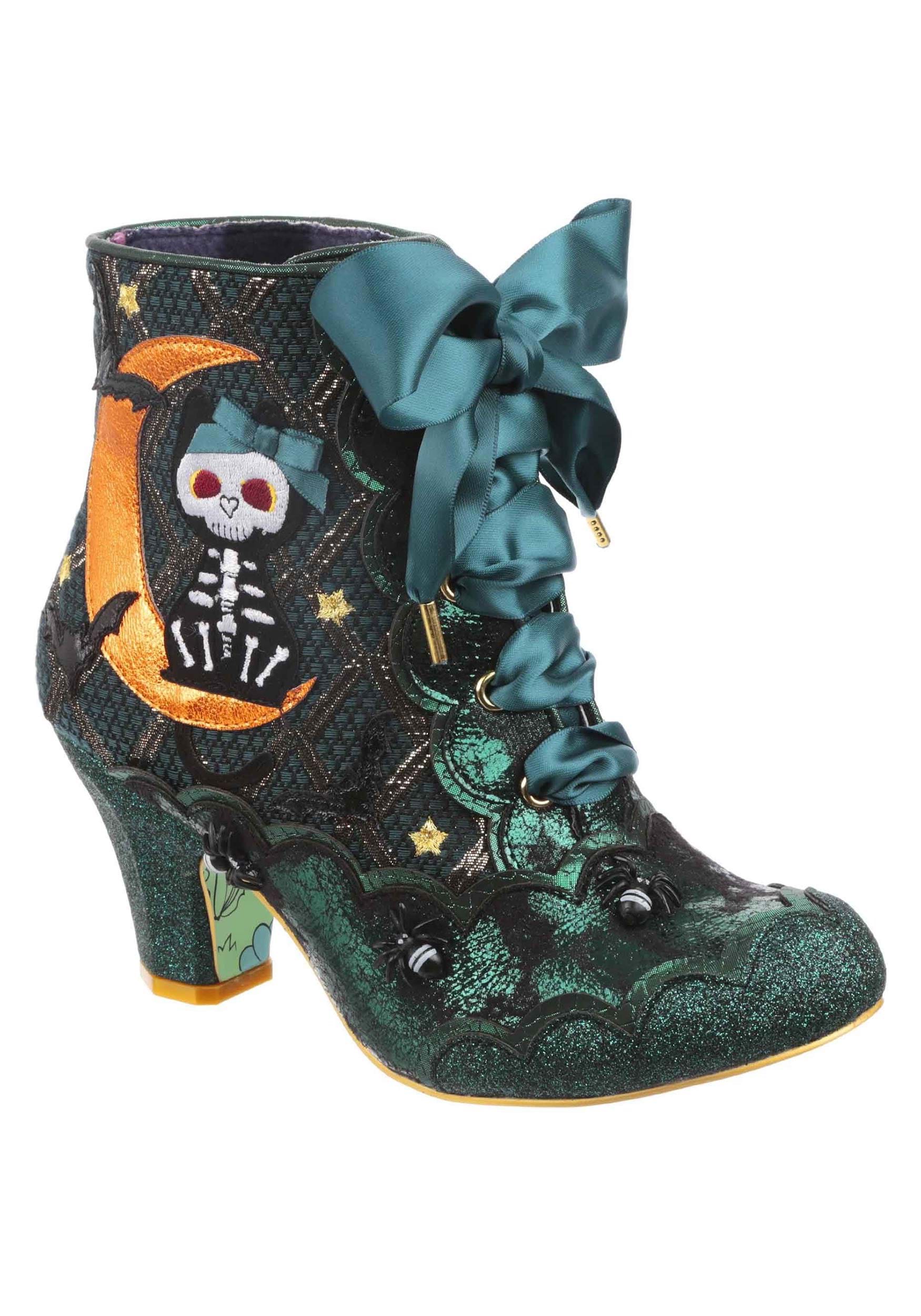 Image of Irregular Choice Irregular Choice Kitty in the Moon Ankle Boots