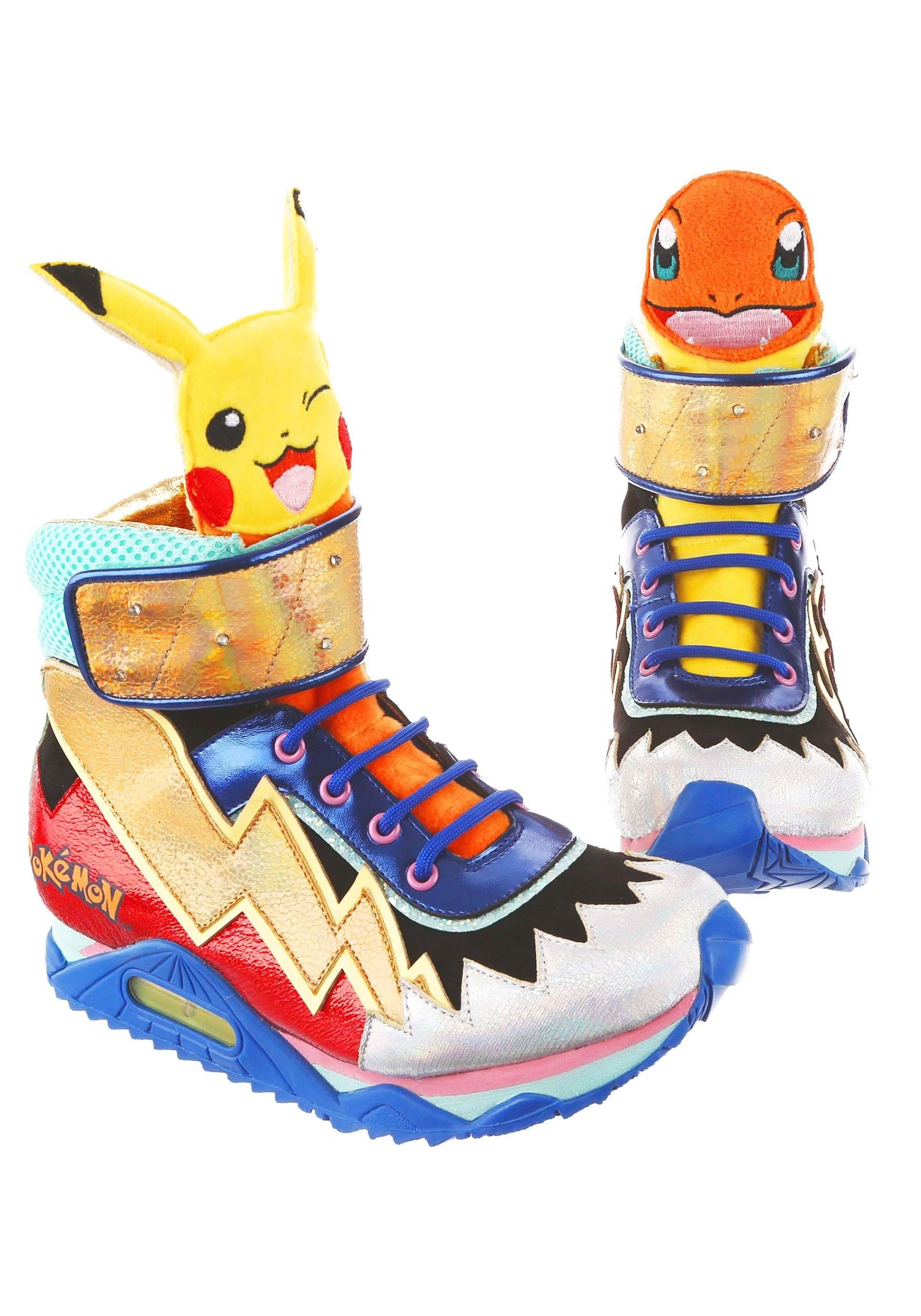 Image of Irregular Choice Irregular Choice Pokémon Bolts and Flames Sneaker