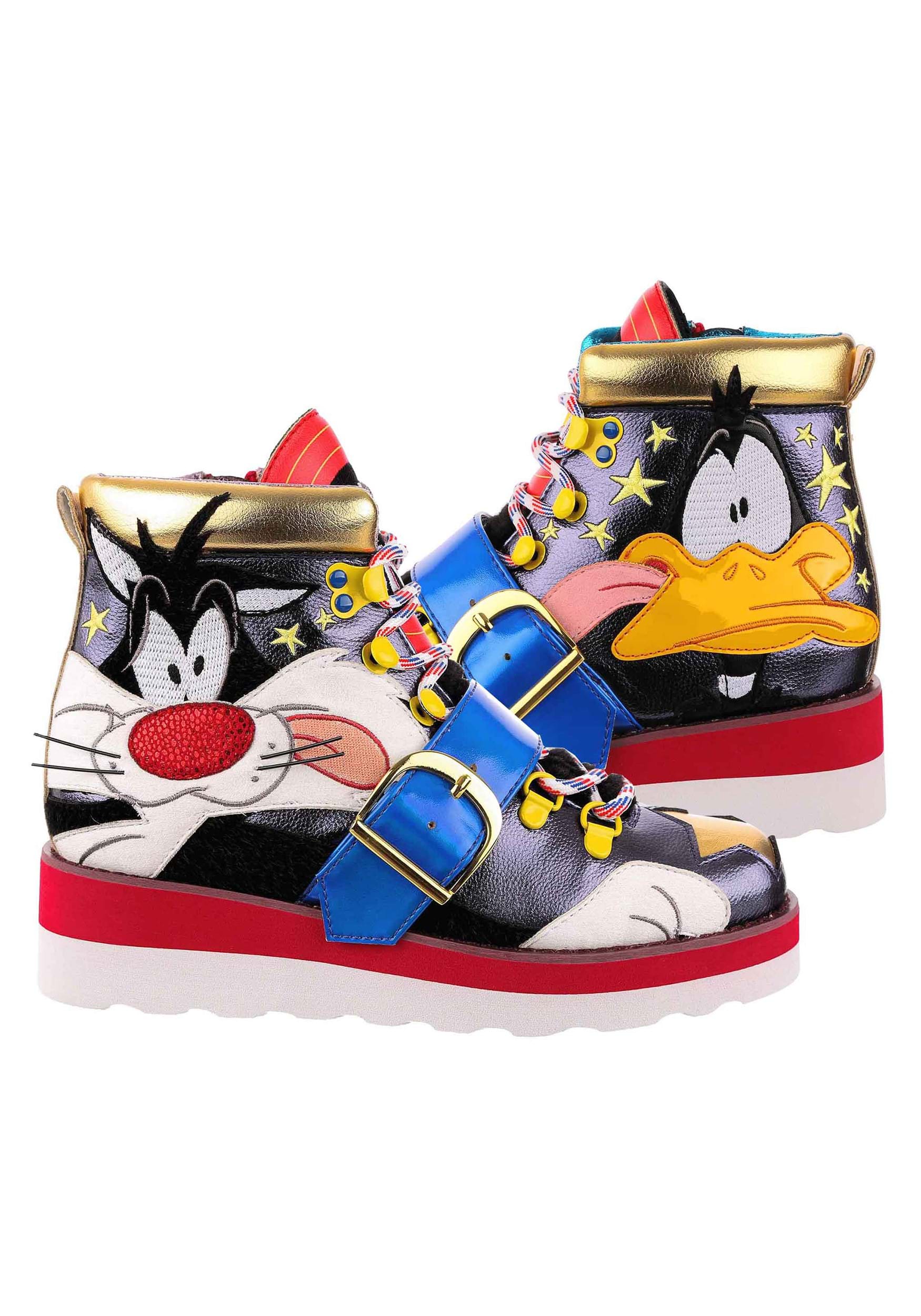 Image of Irregular Choice Looney Tunes Irregular Choice You're Decpicable Sneakers