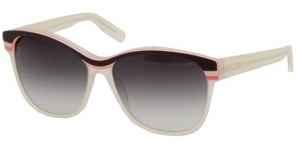 Image of Italia Independent II 0048 017000 55 Lunettes De Soleil Femme Blanches FR