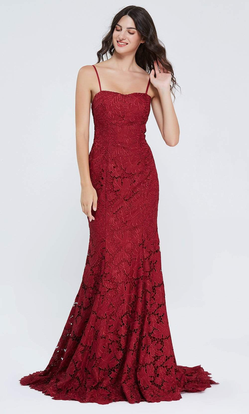 Image of J'Adore Dresses - J20021 Embroidered Sweetheart Fitted Dress