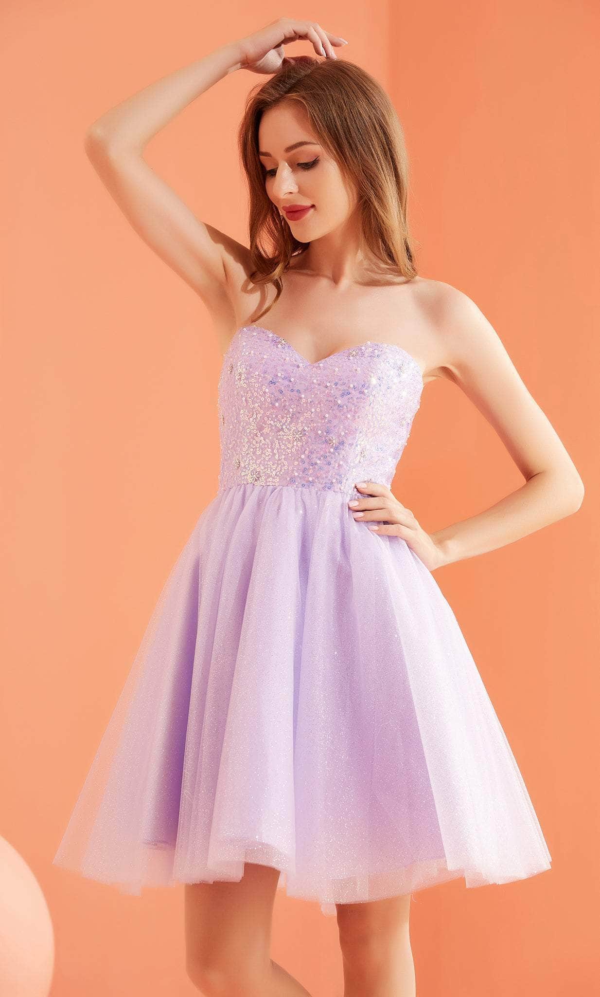 Image of J'Adore Dresses J22089 - Sweetheart Tulle Fit and Flare Dress