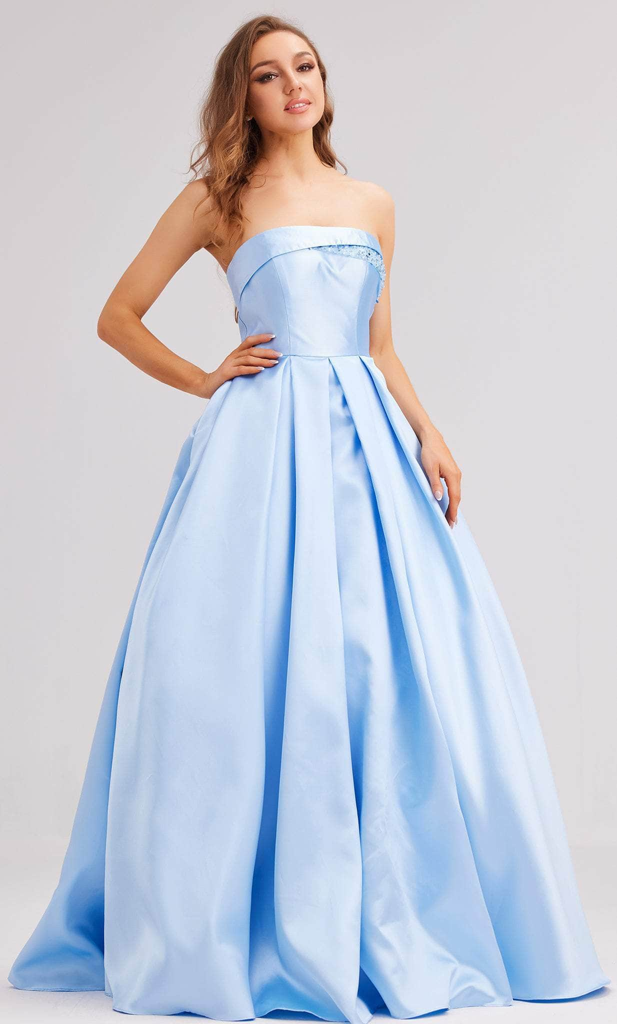 Image of J'Adore Dresses J23003 - Strapless Mikado Ballgown