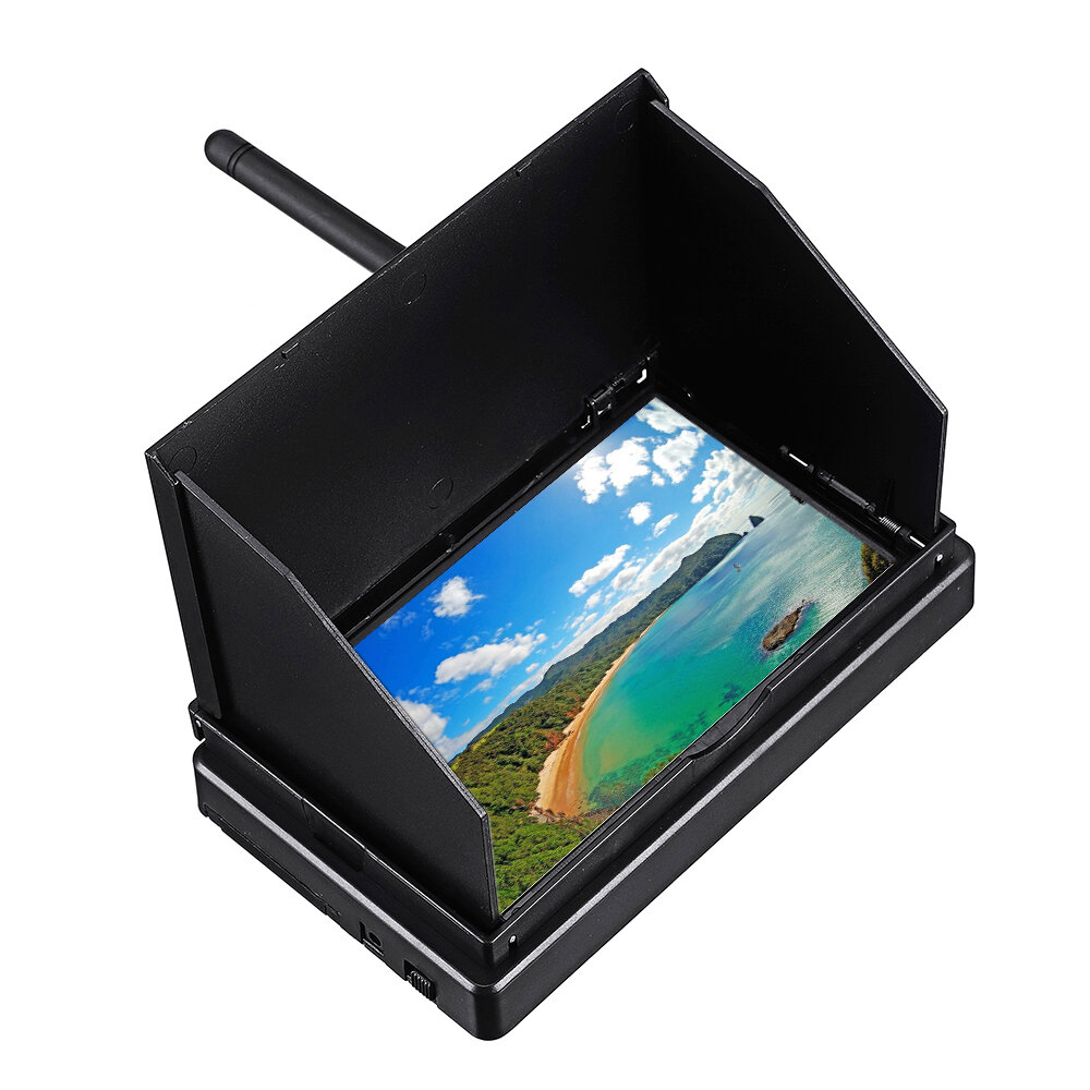 Image of JINJIEAN 58G 48CH 43 Inch LCD 480x272 16:9 NTSC/PAL FPV Monitor Auto Search With OSD Build-in Battery for RC Drone
