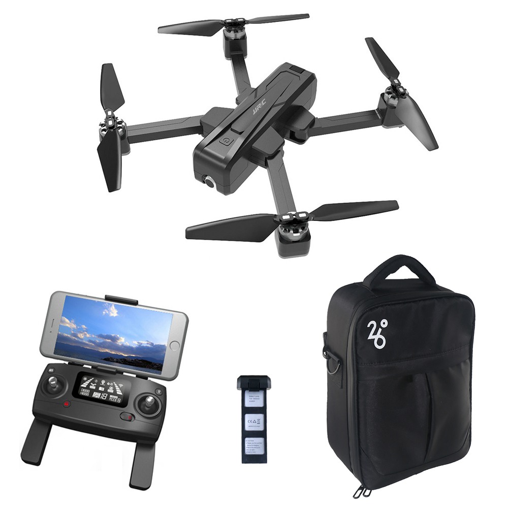 Image of JJRC X11 2K 5G WIFI FPV GPS Foldable RC Drone With Single-axis Gimbal Follow Me Mode RTF - Two Batteries with Bag