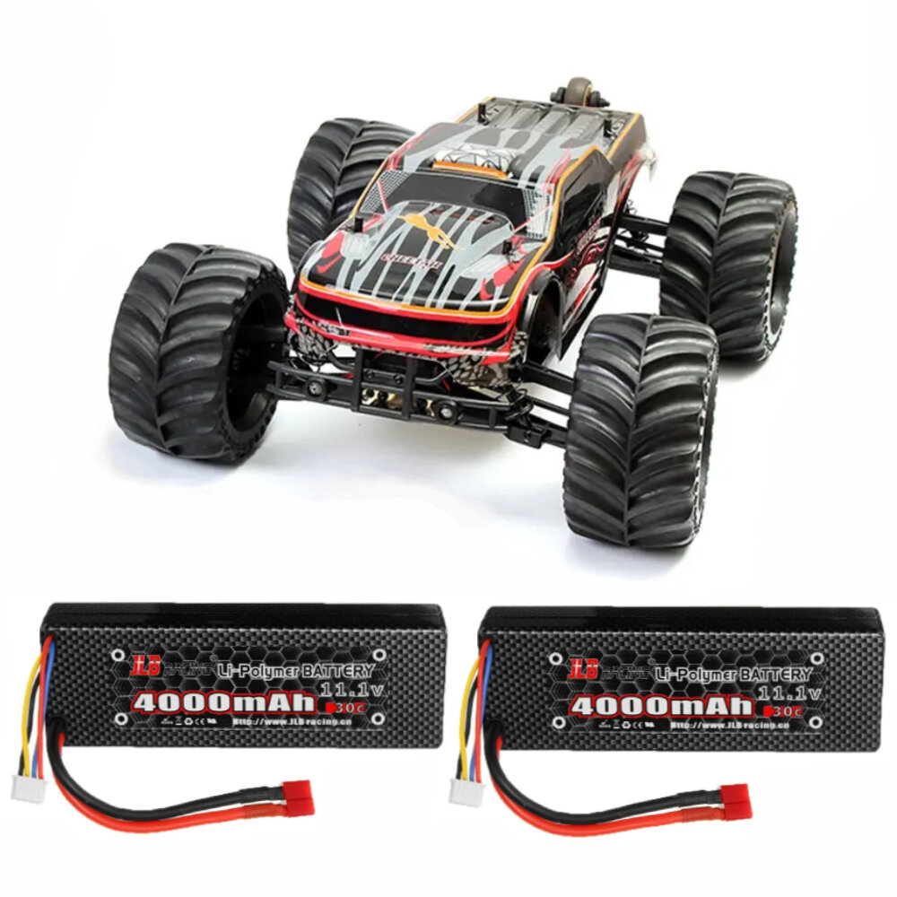 Image of JLB 24G Racing CHEETAH 1/10 Brushless RC Car Truck 80A Trucks 11101 RTR With Two Batteries