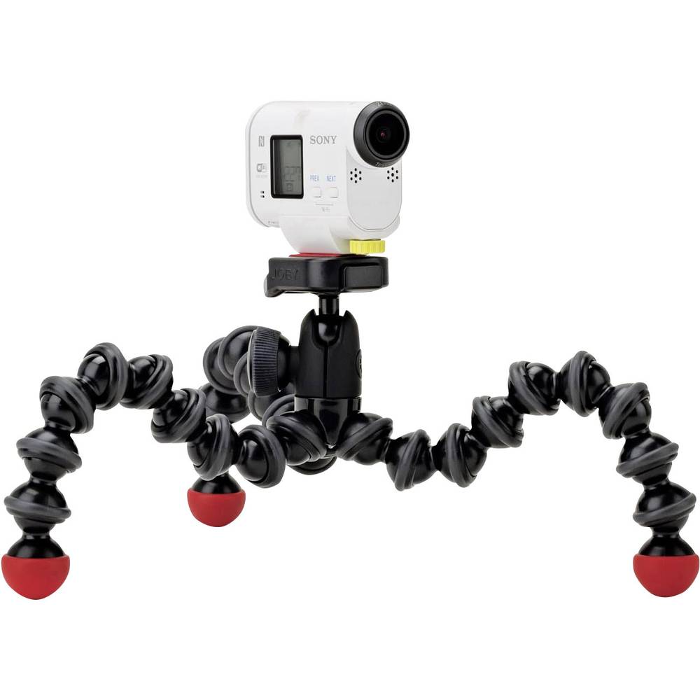 Image of JOBY GorillaPodÂ® Action Tripod 1/4 Working height=26 cm (max) Black Red