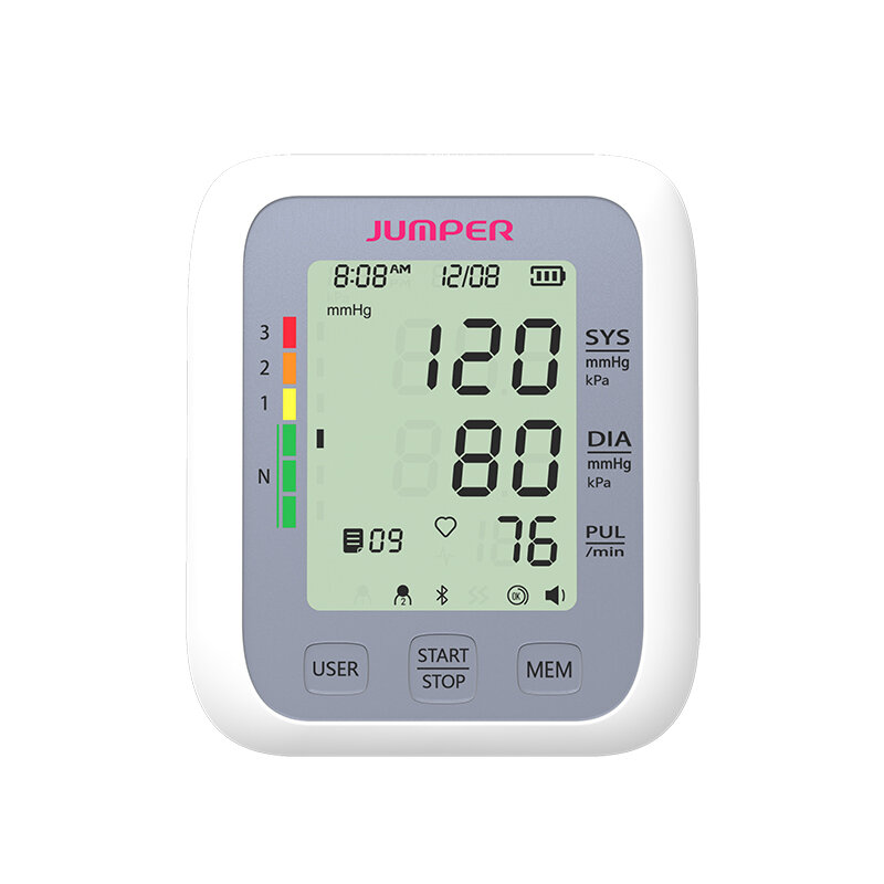 Image of JUMPER JPD-HA120 Arm Type Electronic Blood Pressure Monitor LCD Digital Display Automatic Shutdown Operation Blood Press