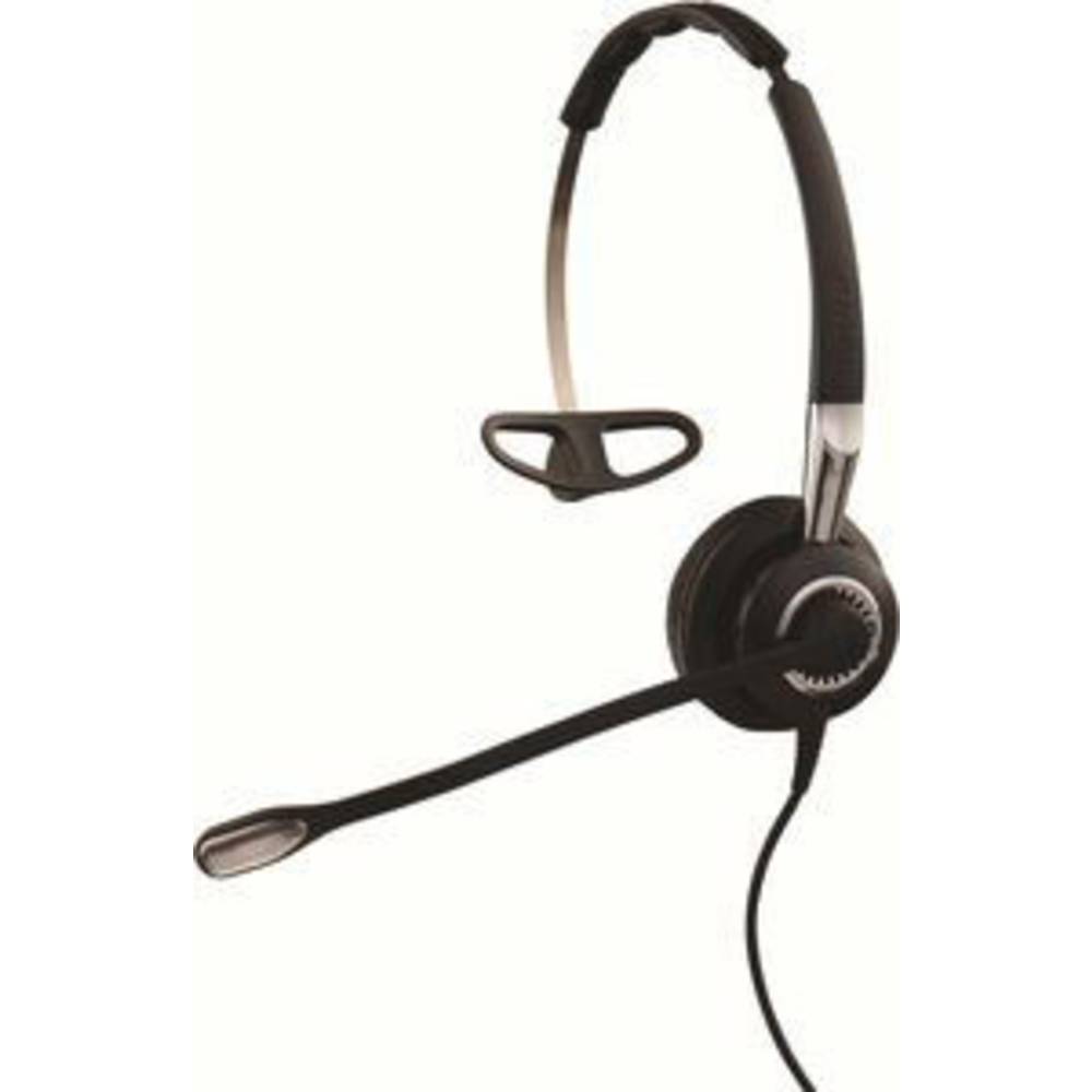 Image of Jabra BIZ 2400 II Phone Over-ear headset Corded (1075100) Mono Black Microphone noise cancelling Noise cancelling