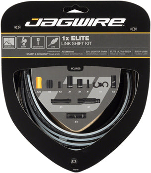Image of Jagwire 1x Elite Link Shift Cable Kit SRAM/Shimano with Polished Ultra-Slick Cable