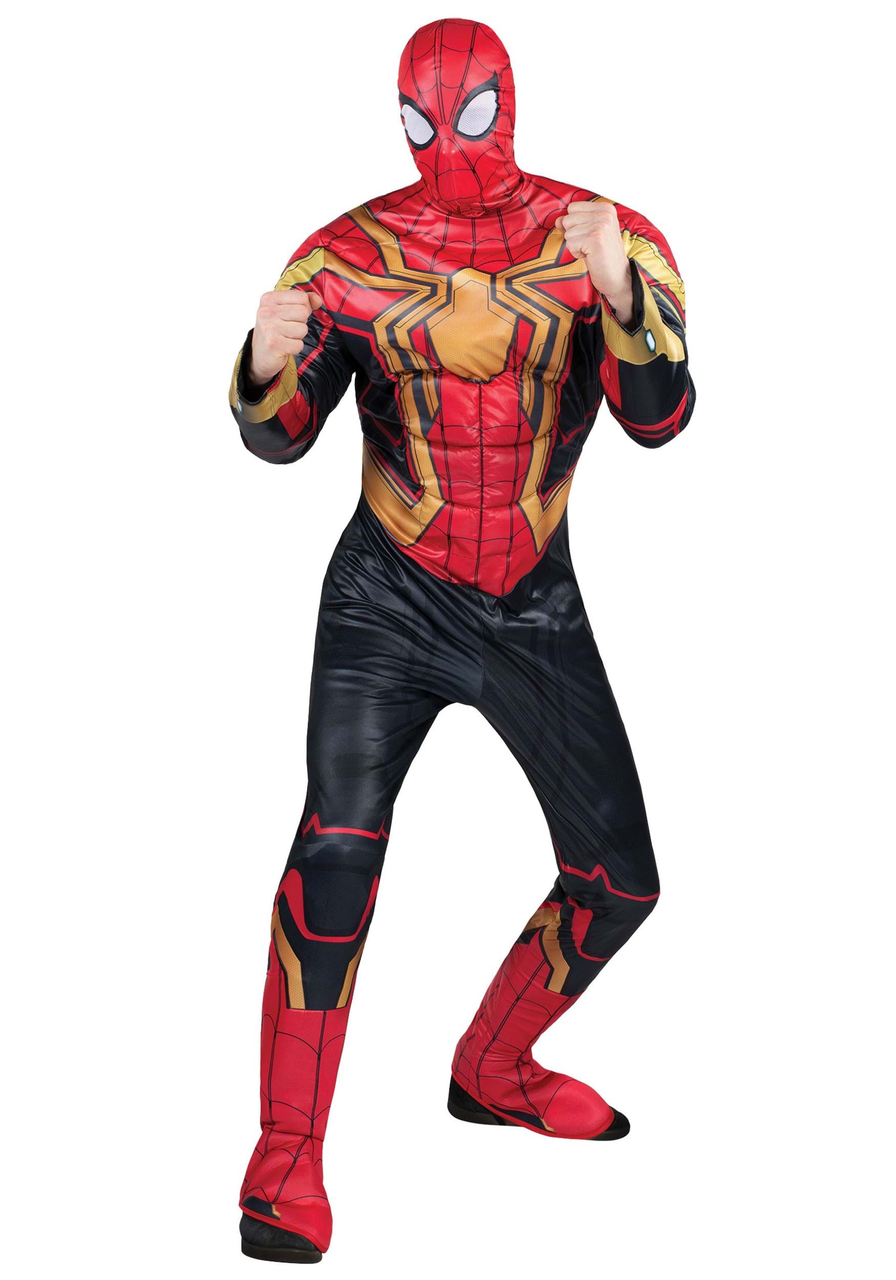 Image of Jazwares Integrated Suit Spider-Man Costume for Adults | Marvel Costumes