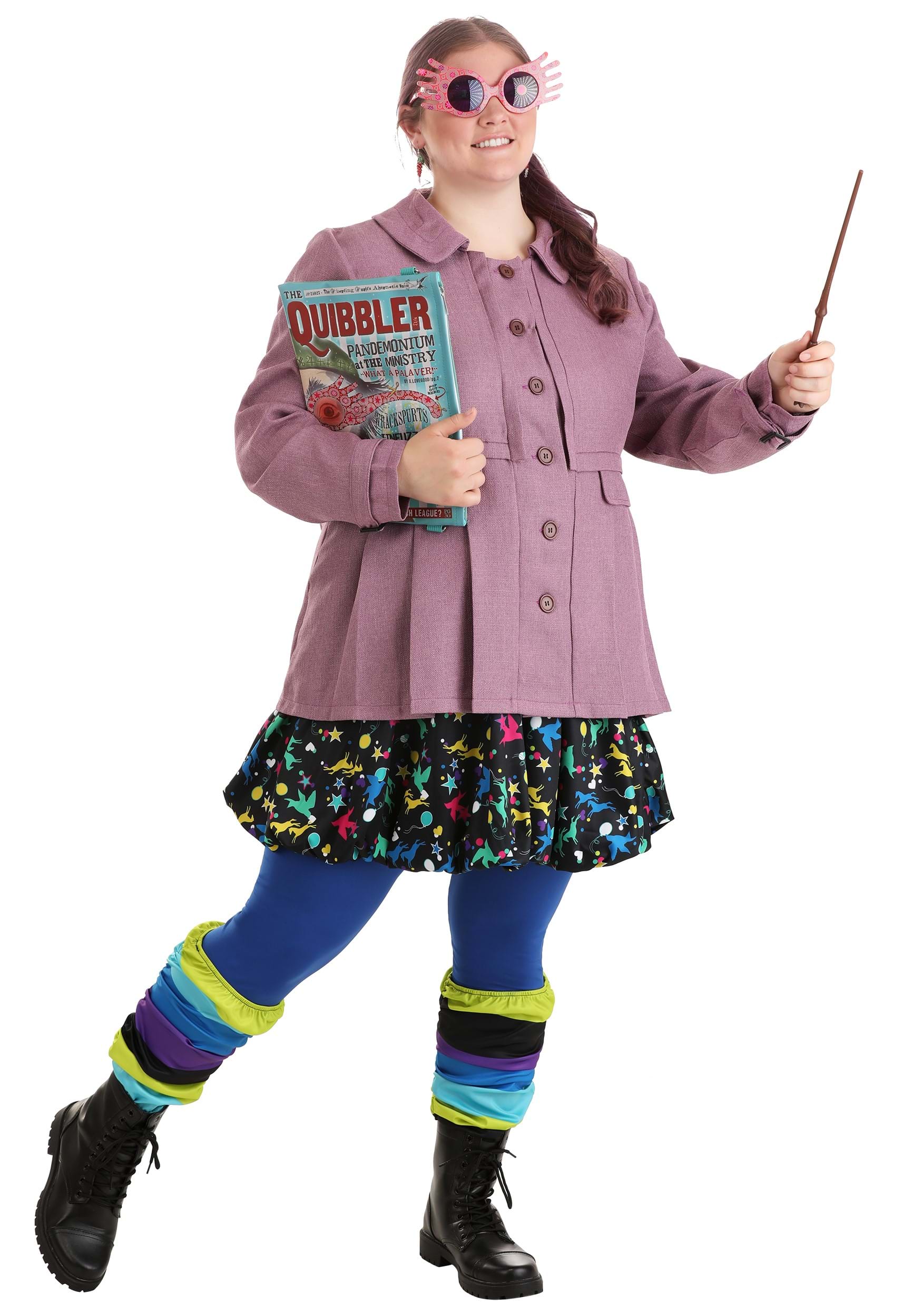 Image of Jerry Leigh Plus Size Harry Potter Luna Lovegood Deluxe Costume