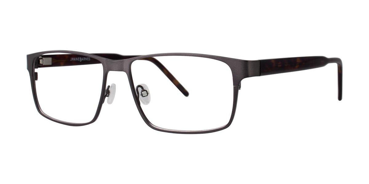 Image of Jhane Barnes Code Gunmetal 55 Gunmetal Męskie Okulary Korekcyjne PL