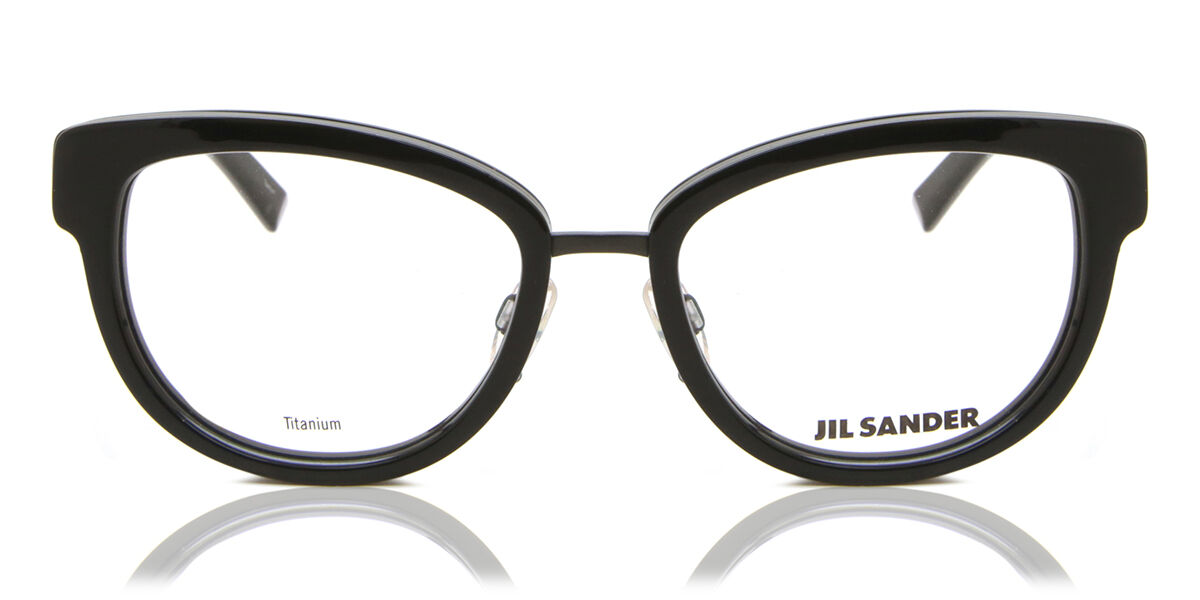 Image of Jil Sander J 2005 A 52 Czarne Damskie Okulary Korekcyjne PL