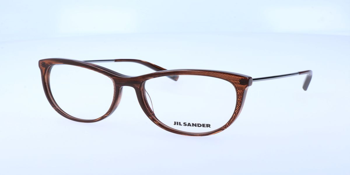 Image of Jil Sander J 4012 B Óculos de Grau Marrons Feminino BRLPT