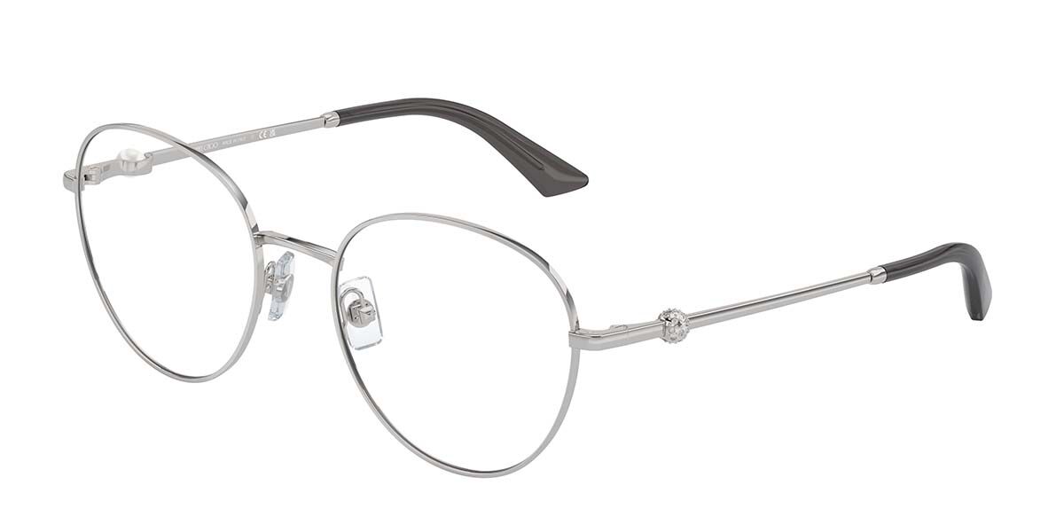 Image of Jimmy Choo JC2004HB 3002 52 Srebrne Damskie Okulary Korekcyjne PL