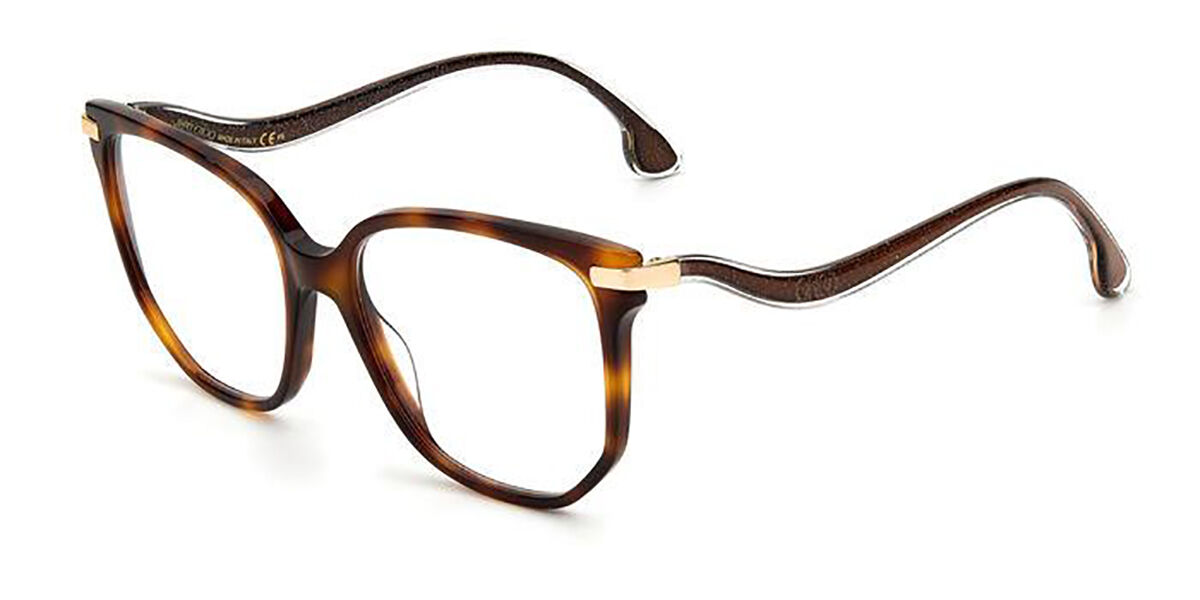 Image of Jimmy Choo JC257 086 55 Tortoiseshell Damskie Okulary Korekcyjne PL