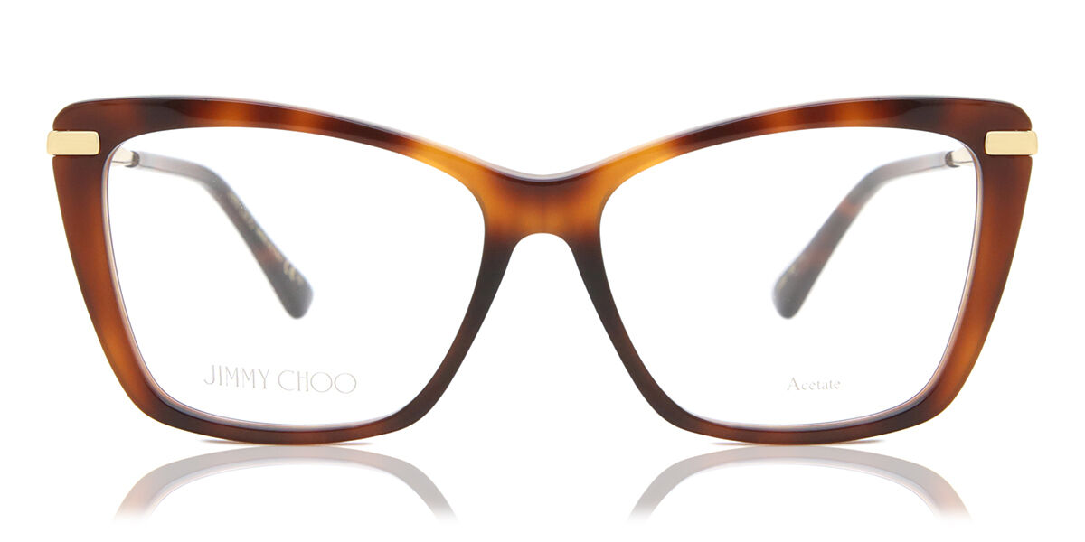 Image of Jimmy Choo JC297 086 Óculos de Grau Tortoiseshell Feminino BRLPT