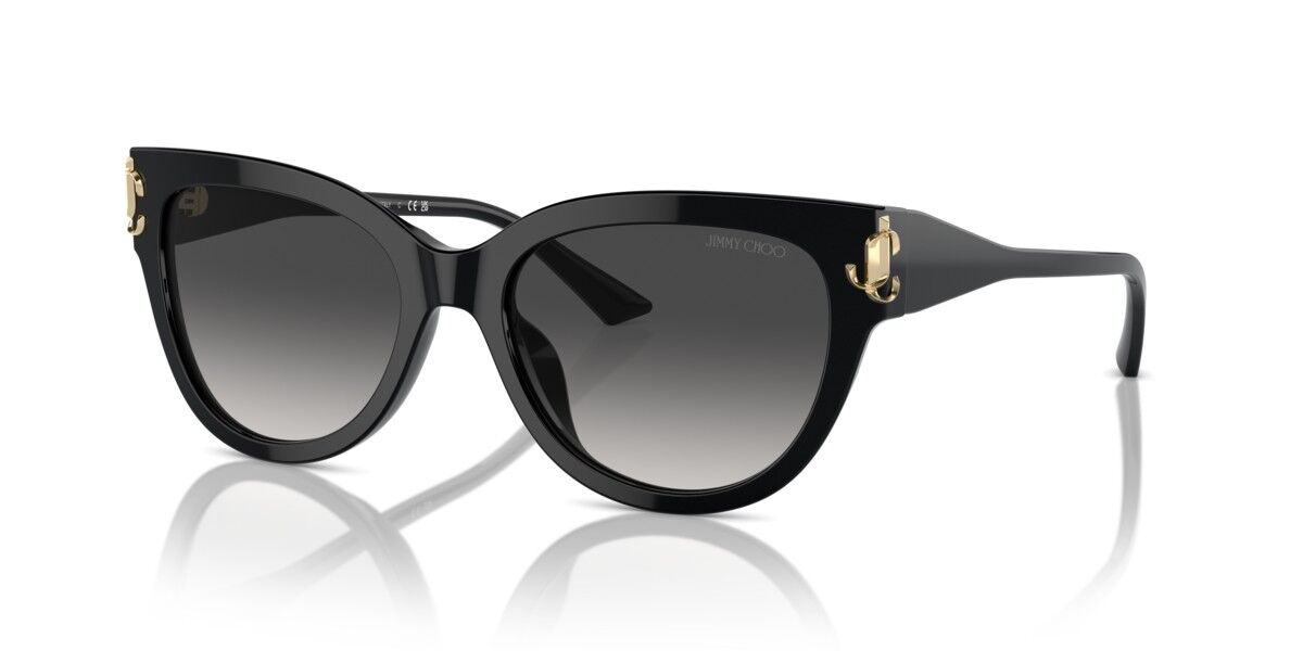 Image of Jimmy Choo JC5018U 50008G 54 Lunettes De Soleil Femme Noires FR