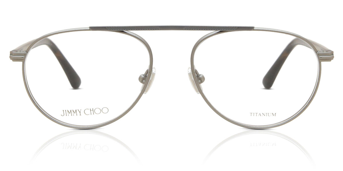 Image of Jimmy Choo JM003 EKP 55 Szare Męskie Okulary Korekcyjne PL