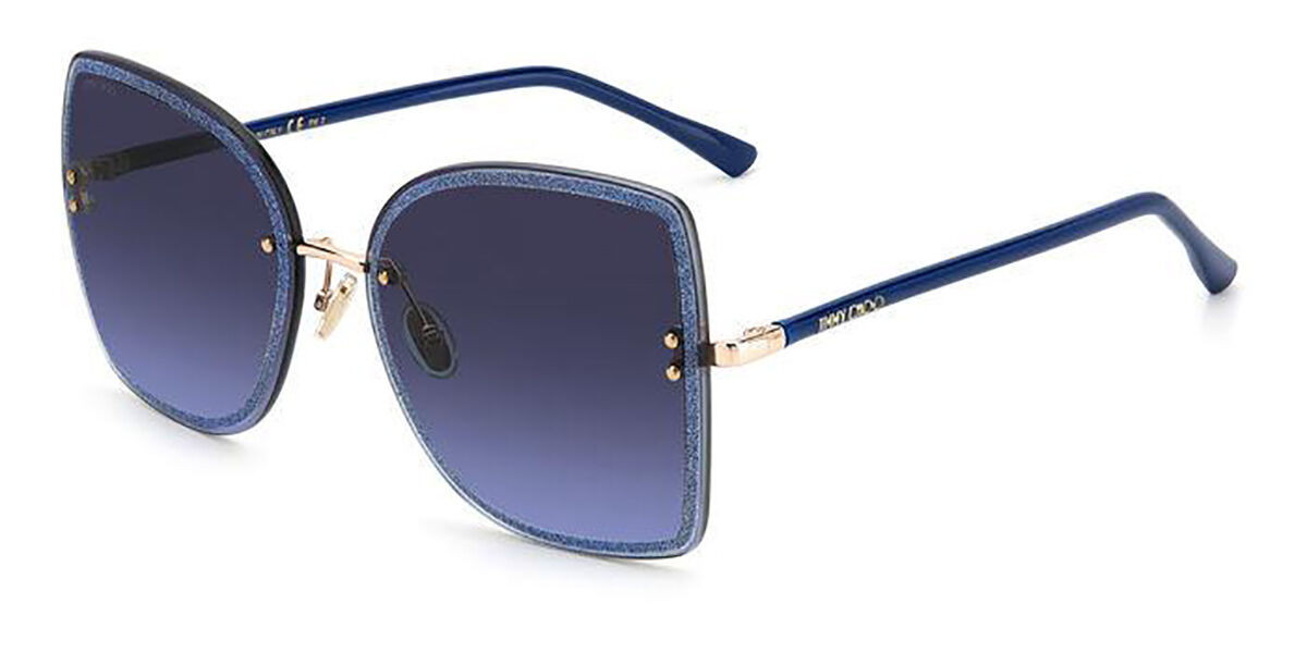 Image of Jimmy Choo Leti/S LKS/GB 62 Lunettes De Soleil Femme Bleues FR