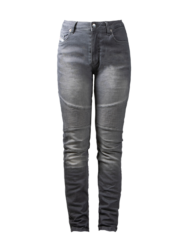 Image of John Doe Betty Biker Light Grau XTM Hose Größe W27/L34