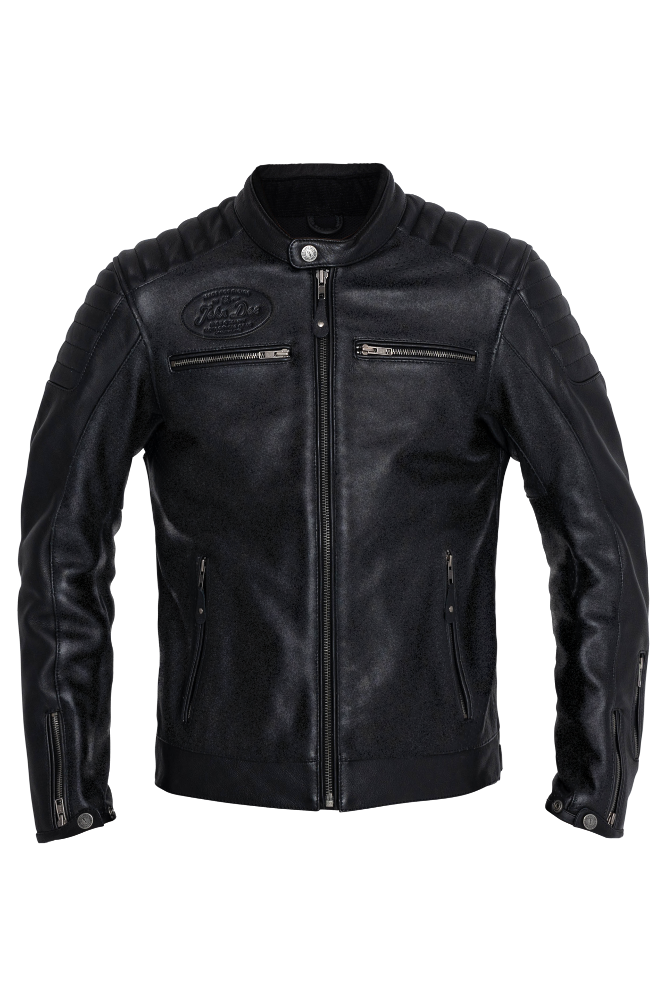 Image of John Doe Leather Dexter Jacket Black Size S EN