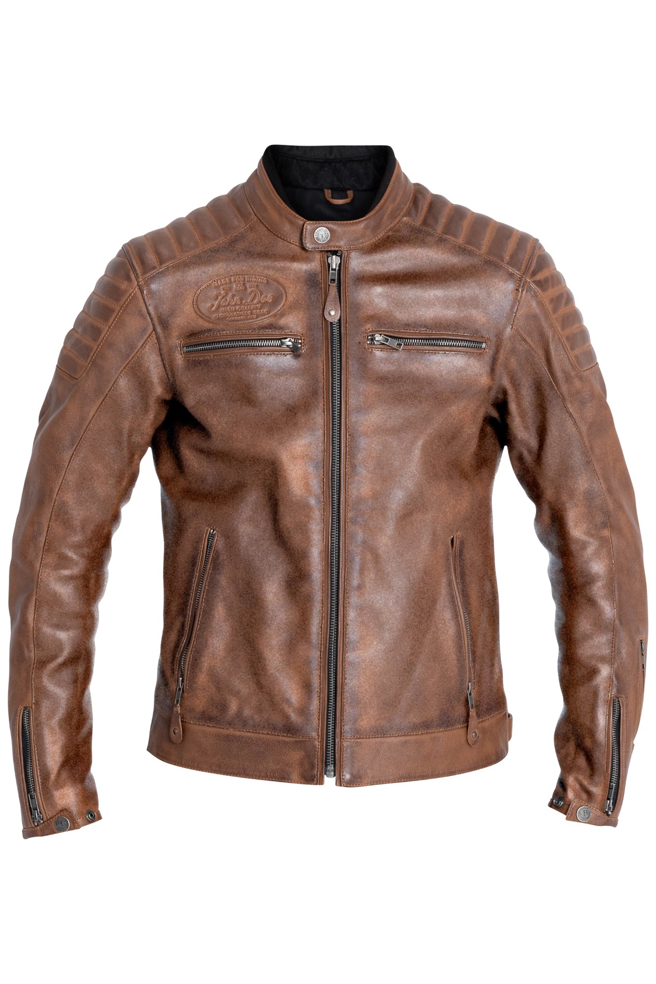 Image of John Doe Leather Dexter Jacket Brown Size S EN