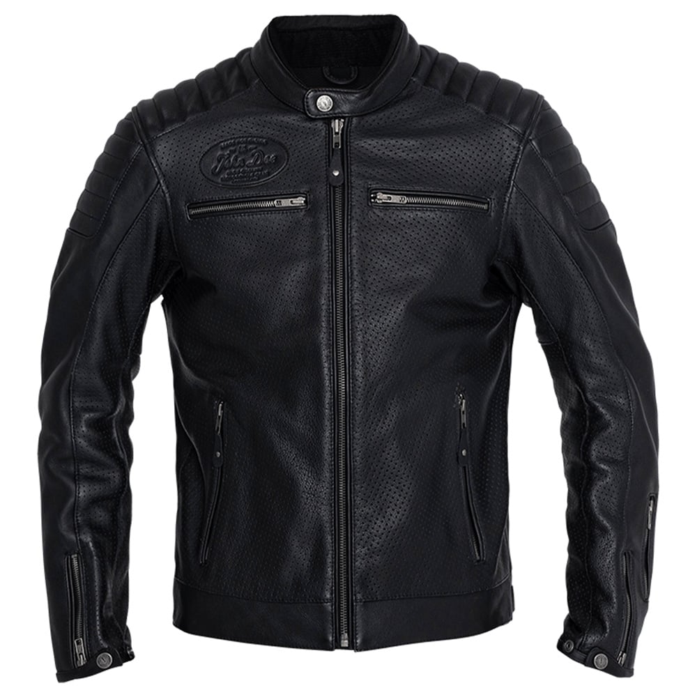 Image of John Doe Leather Jacket Storm Black Talla S