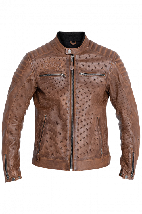 Image of John Doe Leather Jacket Storm Tobacco Talla S